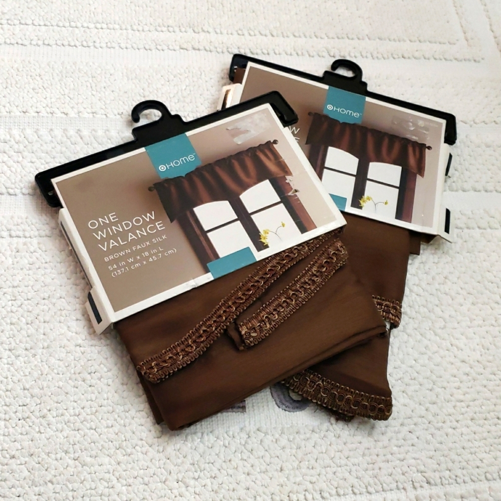 HOME WINDOW VALANCE (SET OF 2)